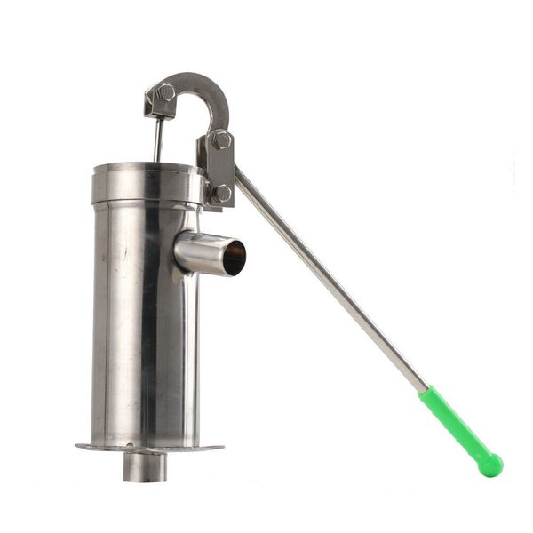 Manual Hand Water Pitcher Pump 32Ft Lift Stainless Steel Hand Well Pump Suction