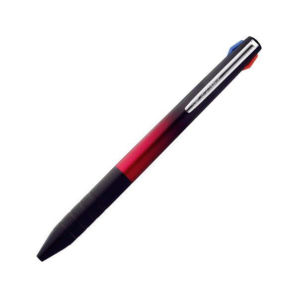 Mitsubishi Pencil SXE3JSS05.65 3 Color Ballpoint Pen Jet Stream Slim Compact 0.5 Bordeaux Easy Writing