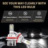 Lasfit 9007 LED Headlight Bulbs Conversion Kit High Low Beam 6000K Super White