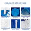 Portable 200W 110V Washing Machine with Washer Spinner Timer Control Save Space