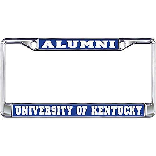 Dixie Dawgs Kentucky Wildcats Metal Domed License Plate Frame for Front or Back of Car Officially Licensed (Alumni)
