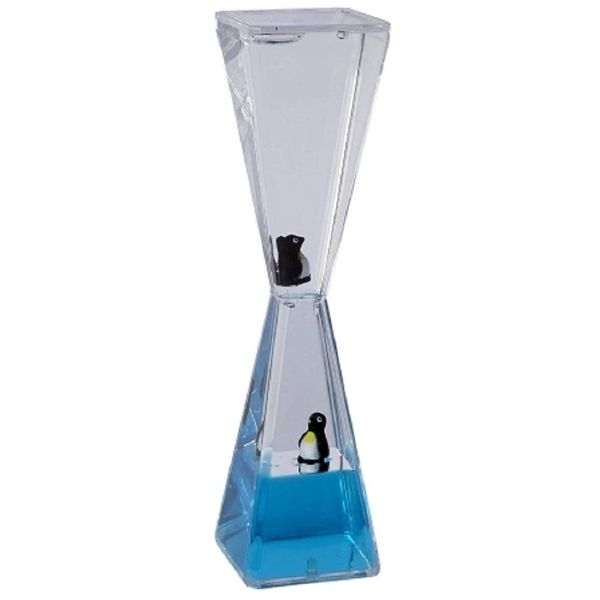 Ravensden Penguin Liquid Timer Desktop Toy 18cm