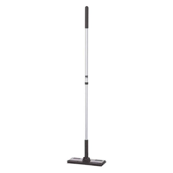 Cainz Flooring Wiper, Height 29.1 - 42.5 inches (74 - 108 cm), Brown, Stand, Lock, Mop, Floor Cleaning, Flooring