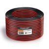 MANAX® Lautsprecherkabel CCA 2x1,5mm² rot/schwarz 10 m Ring