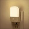2 Pack Soft White Night Light Dusk To Dawn Sensor Adjustable Brightness 0.6W