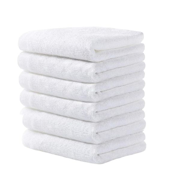 6 Pcs Face Cloths,Flannels, Cotton Absorbent Soft Face Flannels, Reusable Face Cloth Towel for Women and Men, Home Spa Beauty Makeup Remover