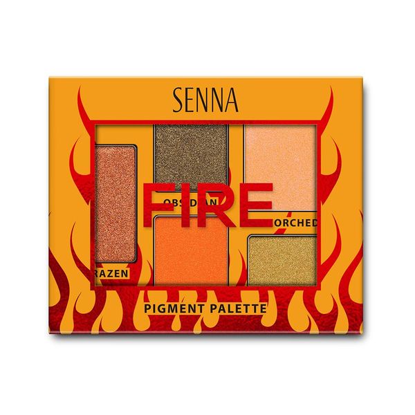 Senna Cosmetics, Pigment Palette, Fire