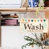 Please Wash Your Hands Sign - Bunting Design Bathroom Plaque
