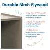Single-Sided Book Display, Classroom Bookshelf, Grey Wash