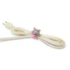 Joie Meow Bag Ties, White/Black/Grey