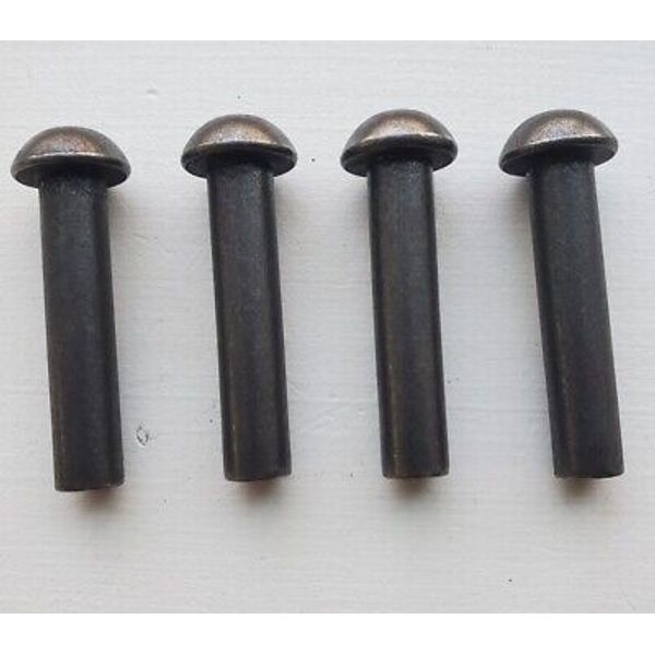 Timberline Wood Stove Door Hinge Pins, 3/8" x 1 3/4", solid steel set of 4