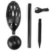 LED Flame Speaker Torch Atmosphere Outdoor Wireless Stereo Flickers Speakers US