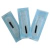 100PCS Black Flex Microblading U shape 18U Eyebrow Needles with 0.20mm Diameter 3D Embroidery for Tattoo Manual Pen Tattoo Inks Disposable Safe Healthy Tools (3 Sizes, U18)
