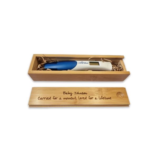 Pregnancy test baby loss Box, loss baby memory box, miscarriage remembrance keepsake box, Angel Baby