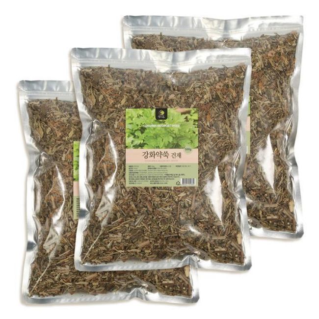 Good Soil Good Soil Ganghwa Wormwood Lion's Bald Mugwort Sajuari Mugwort Dry Material 1500g (10522233), just as nature gave it