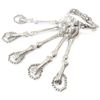 Perfect Accessory 5 Finger Bone Armor Ring Bracelet Finger Ring Cosplay Costume Skull Ring Silver