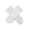 Dents Women's Spotted Cotton Gloves WHITE/Black ONE