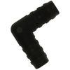 W4 Elbow Hose Connector - Black, 1/2 Inch