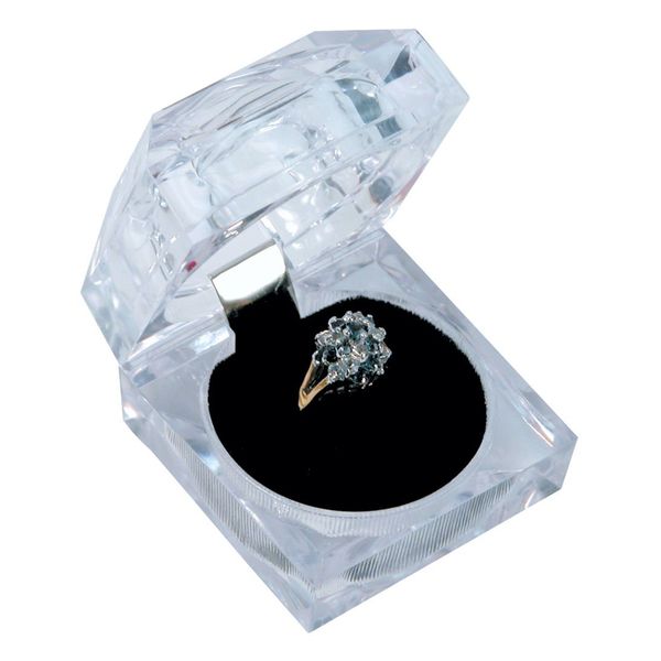 boxdisplays Crystal Look Ring Box