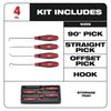 Milwaukee Electric Tools MLW48-22-9215 Hook & Pick Set, Red