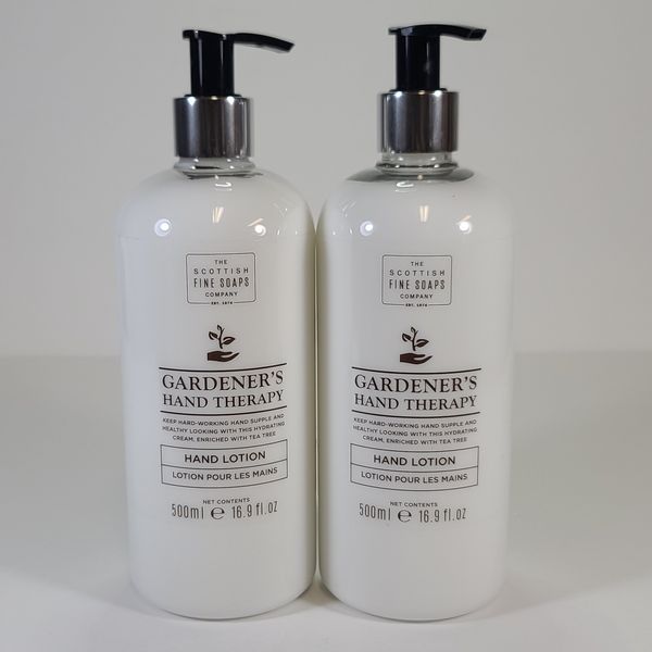2x The Scottish Fine Soaps Company Gardener's Hydrating Hand Lotion 16.9oz
