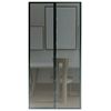 DIVCHI Magnetic Door Curtain Automatic Closing Fly Insect Bug Screen Net Mesh (100x210 cm, Black)