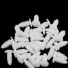 uxcell 30Pcs White Plastic Rivets Splash Guard Fastener Push Type Clips 7.5 x 6.5mm
