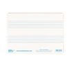 A4 Mini Dry-Wipe Music whiteboard with 2 pre-Printed Staves