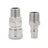 YFFSFDC PM 20 SM 20 Air Coupler, PT1/4 External Thread Socket, Pipe Taper Thread, Air Socket, Screw Socket, Air Tool, High Coupler, Air Compressor, External Screw Plug, Rust Resistant, Abrasion