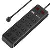 CRST 10 Outlets Heavy Duty Power Strip 1875w Surge Protector