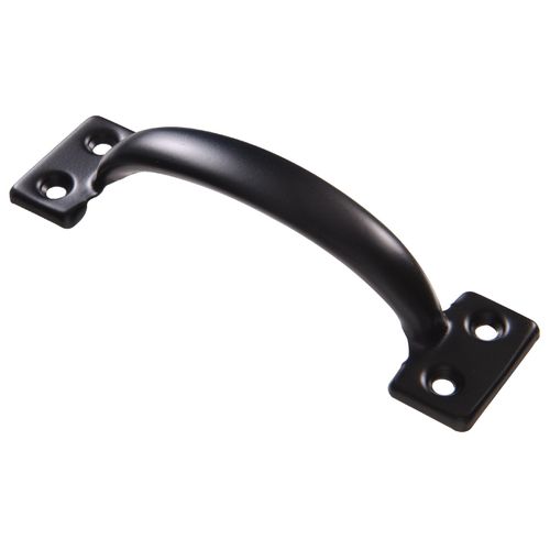 Hardware Essentials 852523 Utility Door Pull Black 5-1/2"
