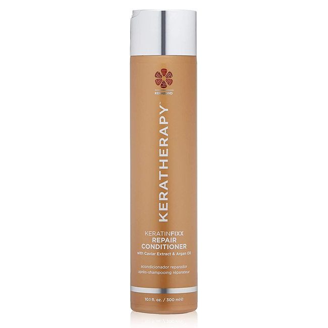 KERATHERAPY Keratin Infusion Repair Conditioner, 10.1 fl. oz., 300 ml - Repairs Dry, Damaged or Frizzy Hair with Caviar Extract, Argan Oil & Kerabond