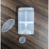 DIY Deodorant Containers Empty Deodorant Container - 75g (2.5 oz) Bottom-Fill, Oval, Removable Inner-Cap (4-Pack)