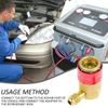 Refrigeration AC Manifold Gauge Conversion Kit High Low Angle Quick Adapter ACME