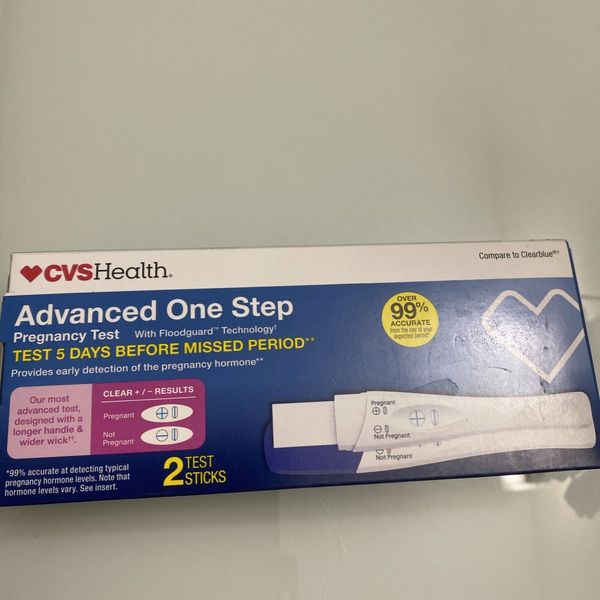 CVS Health one step pregnancy test 1 test stick EXP 6/2026