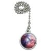 GRAPHICS & MORE Nebula Space Galaxy Ceiling Fan and Light Pull Chain