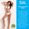 Depil Bella Pink Hard Wax Beads | High-Performance for Short and Resistant Hair | Vegan Hair Removal | With Dragon Fruit Extract | 2.2 lbs