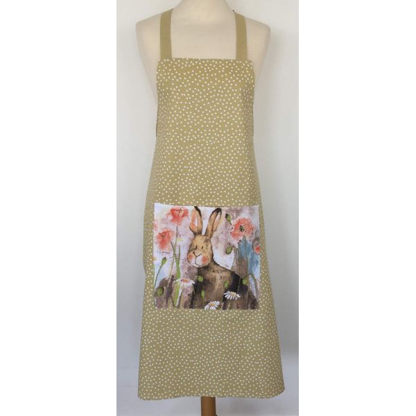 Alex Clark Hare and Poppies Apron