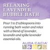 Aura Cacia Aromatherapy Bubble Bath, Relaxing Lavender 13 oz (Pack of 5)