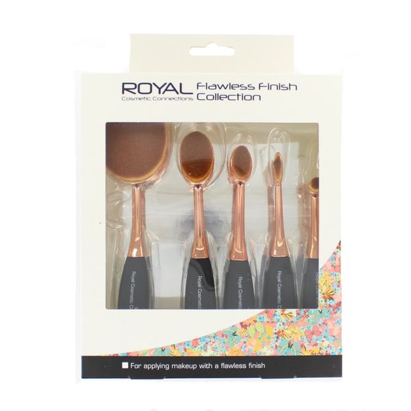 Royal Flawless Finish Collection Makeup Brush Set, 5 Piece