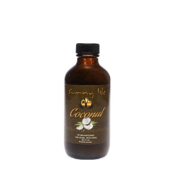 Sunny Isle™ Jamaican Black Castor Oil Coconut for Skin Hair Organic Cold Pressed