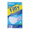 Fitty 7 Days Mask EX Plus, Pack of 60, White, Regular Size