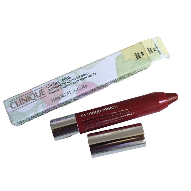 Clinique Chubby Stick Moisturizing Lip Colour Balm Mega Melon .10 oz. FS NIB