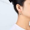Philip Jones Rose Gold Plated Daisy Drop Earrings