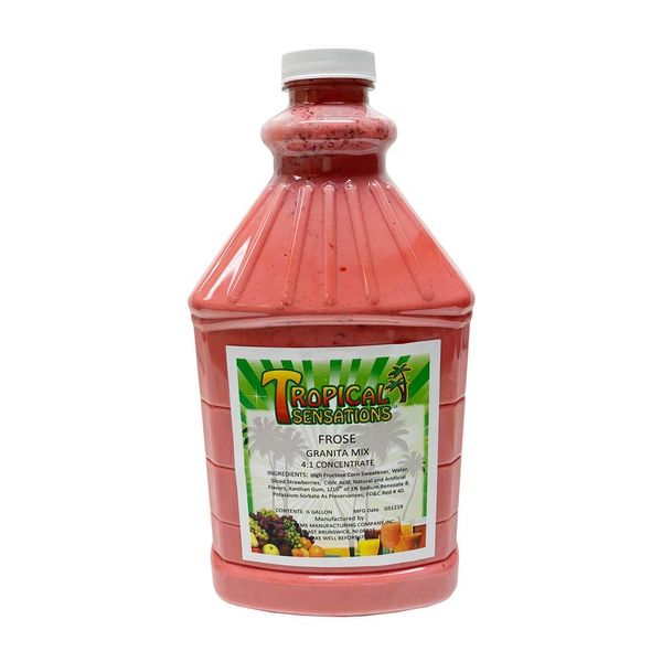 Frosé (Frozen Rosé) Drink Mix, Tropical Sensations, 64 oz bottle