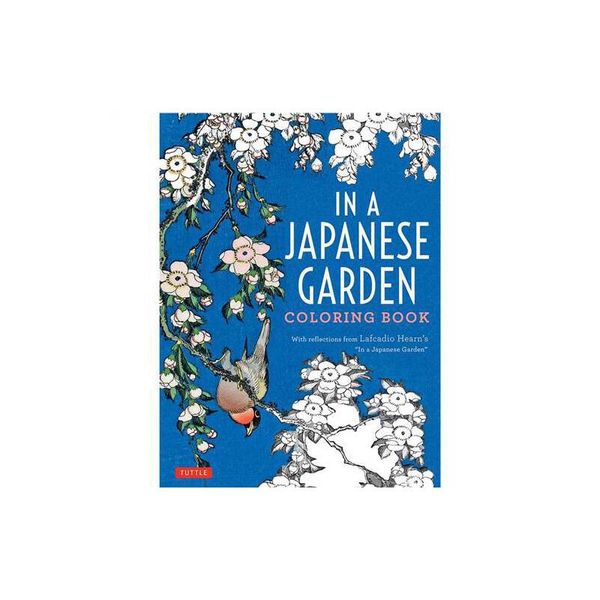 In a Japanese Garden Coloring Book 日文原版