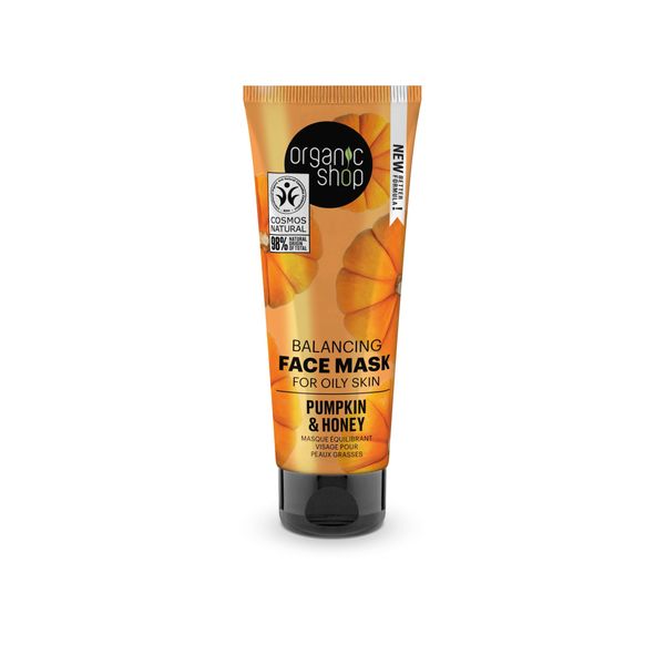 Organic Shop Balancing Face Mask for oily skin Pumpkin and Honey (75ml)