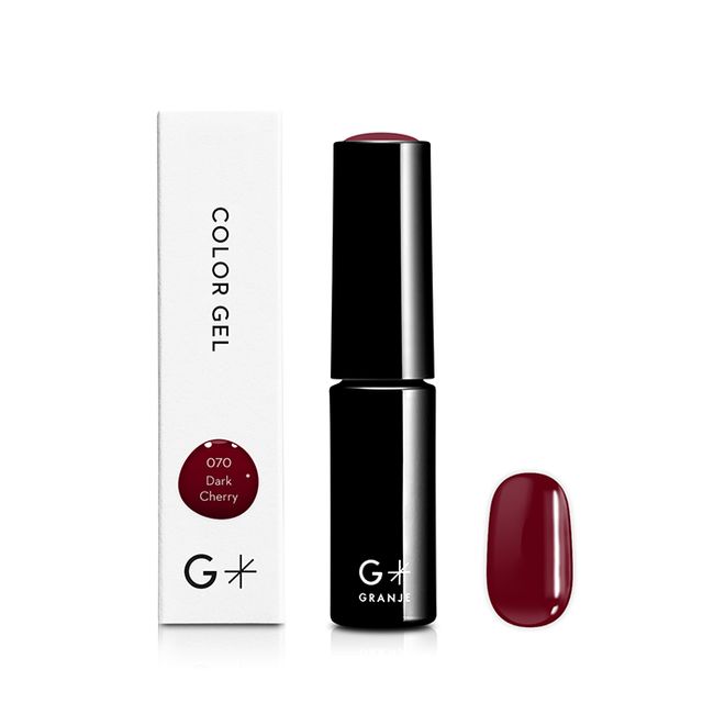 GRANJE Gel Nail Color (070 Dark Cherry) | Color Gel Polish Bordeaux Maroon Made in Japan Easy Self Gel Nail Domestic Cosmetics &lt;GRANJE Official&gt;