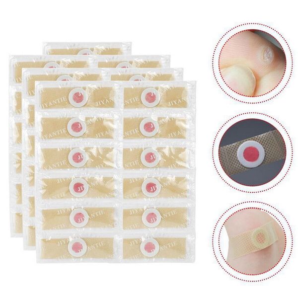 42 Pcs Foot Corn Remover Pads Plantar Wart Thorn Plaster Patch Callus Removal