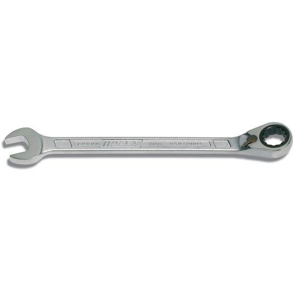 Hazet 14 mm Ratcheting Combination Wrench - Silver